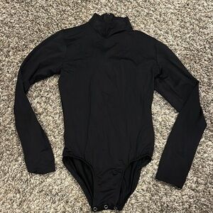 Black Long Sleeve Bodysuit/Leotard